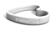 Cancer Ribbon Heart Band
