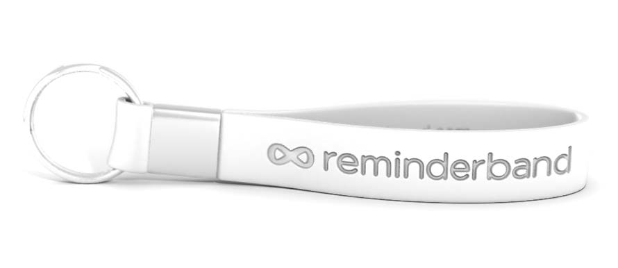 Custom Silicone Band Keychain by Reminderband